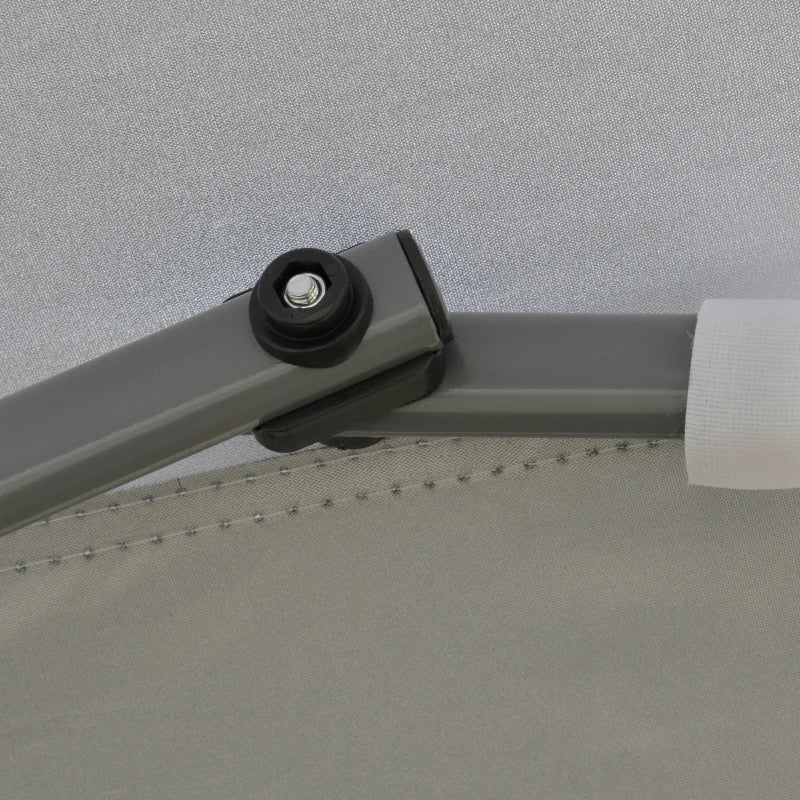 4m x 4m Dark Grey Pop-up Gazebo With Steel Frame