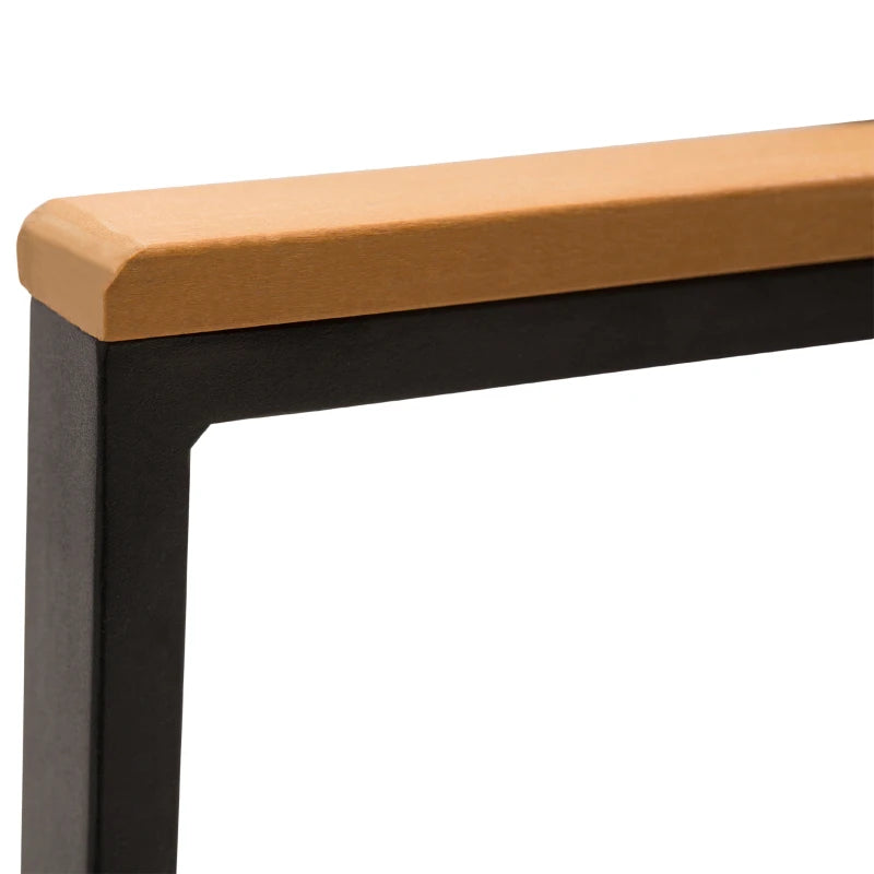 Rattan 4-Piece Garden Set: Includes 2 Armchairs, Loveseat Bench, Cushions, and Coffee Table