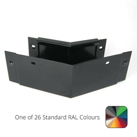 125x100mm Aluminium Box 135 Degree External Gutter Angle - One of 26 Standard Matt RAL colours TBC