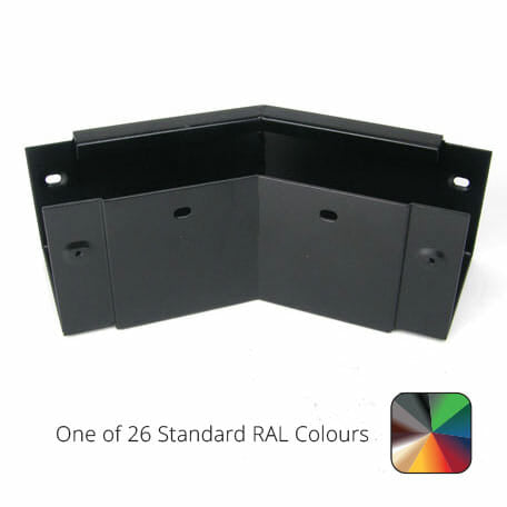 125x100mm Aluminium Box 135 Degree Internal Gutter Angle - One of 26 Standard Matt RAL colours TBC