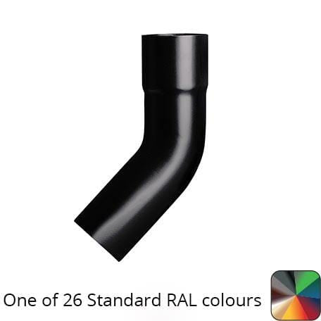 63mm (2.5") Swaged Aluminium Downpipe 135 Degree Bend without Ears - One of 26 Standard Matt RAL colours TBC