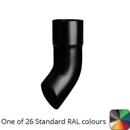 76mm (3") Swaged Aluminium Downpipe Shoe - One of 26 Standard Matt RAL colours TBC