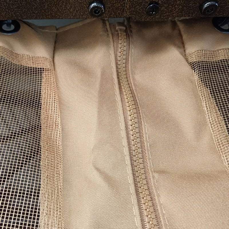 AluShade Oasis 3x3M: Garden Sanctuary with Metal Canopy & Deluxe Drapery - Brown - Trade Warehouse