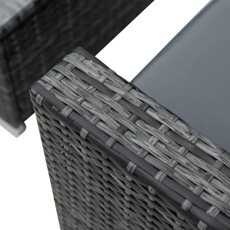 Grey 4 Piece Detachable Furniture Set With Cushions