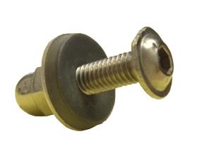CI M6X25mm Zinc Bolt Nut and Washer (Per 100) - Trade Warehouse