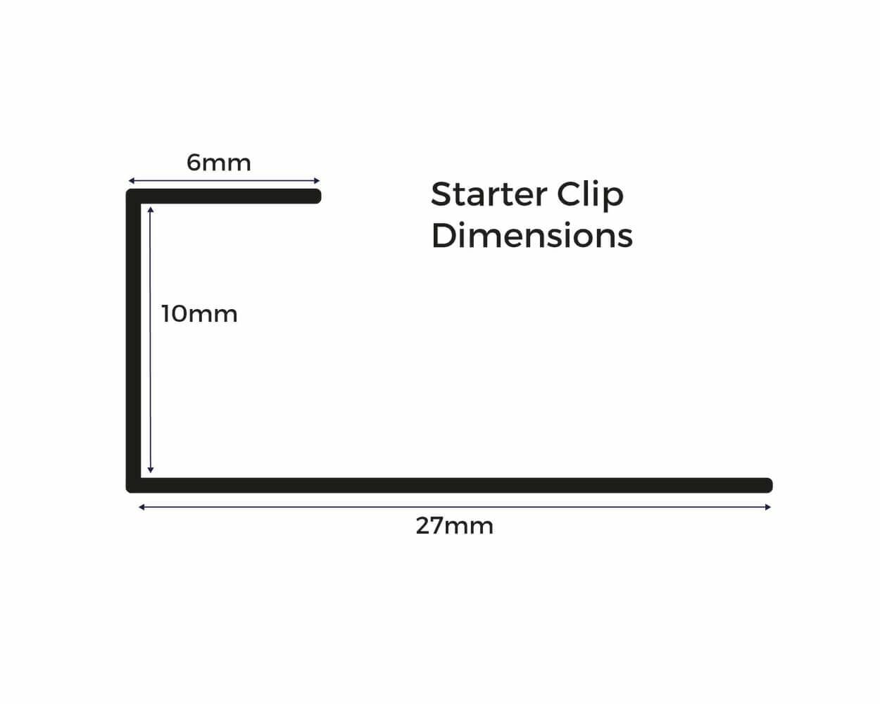 Composite Decking Starter Clips (Pack of 50) - Trade Warehouse