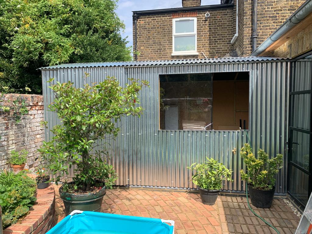 Corrugated 13/3 Profile Plain Galvanised finish 0.7mm Metal Roof Sheet - Trade Warehouse