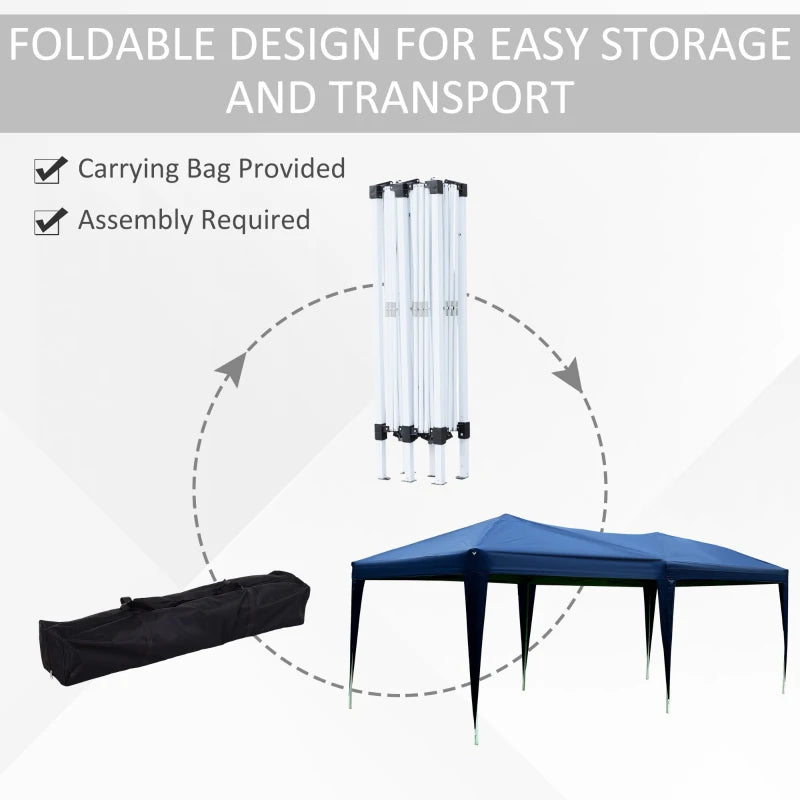 3m x 6m Blue Tent Marquee