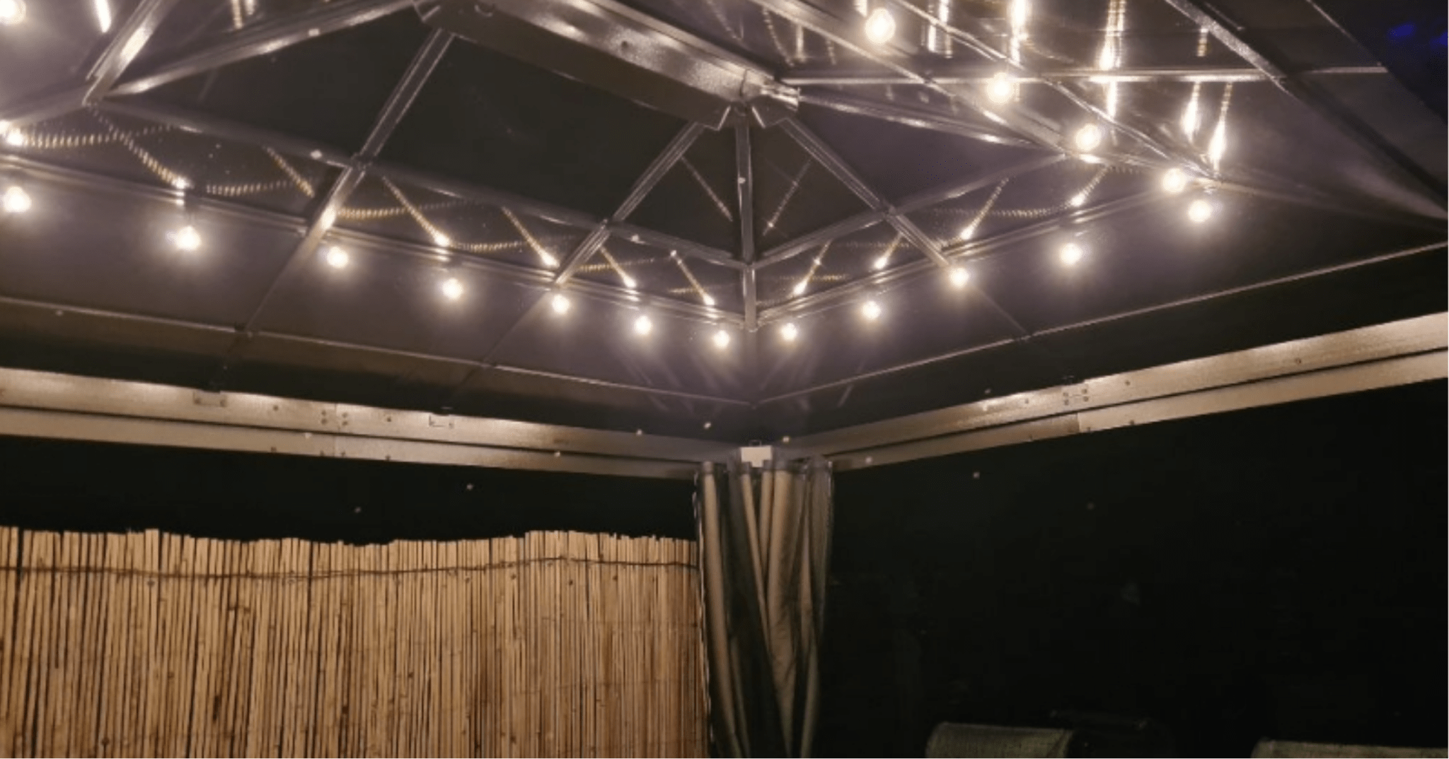 Earth Brown 3 x 3.6m Garden Gazebo with Aluminium Structure, Insect Screens, and Drapes - Trade Warehouse