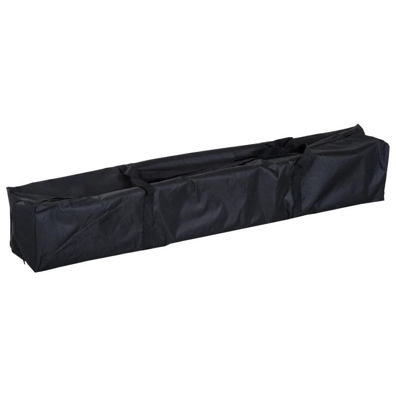 White 3m x 3m Slant Leg Pop Up Gazebo With Carry Bag