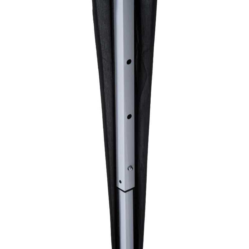 Black Slant Leg Pop Up Gazebo with Carry Bag