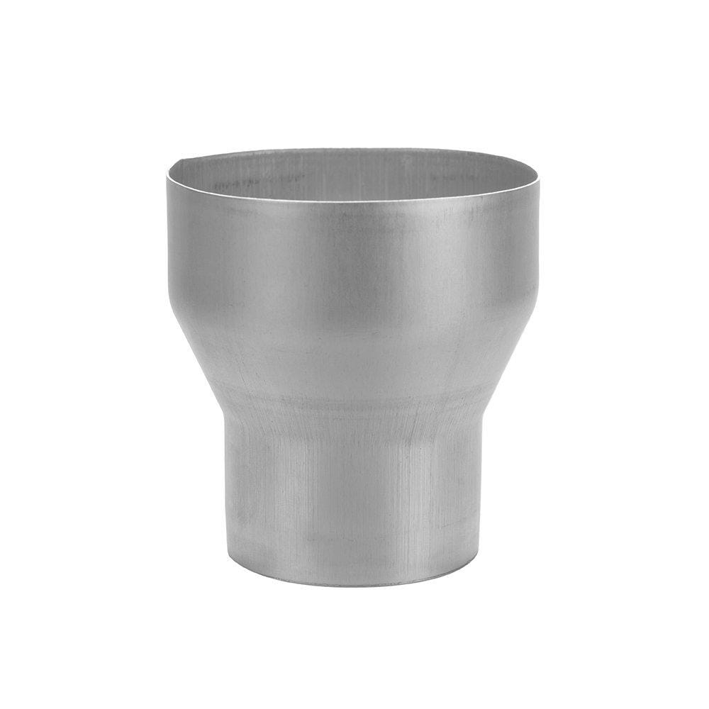 Galvanised Steel Downpipe Reducer <80-55mm - Trade Warehouse