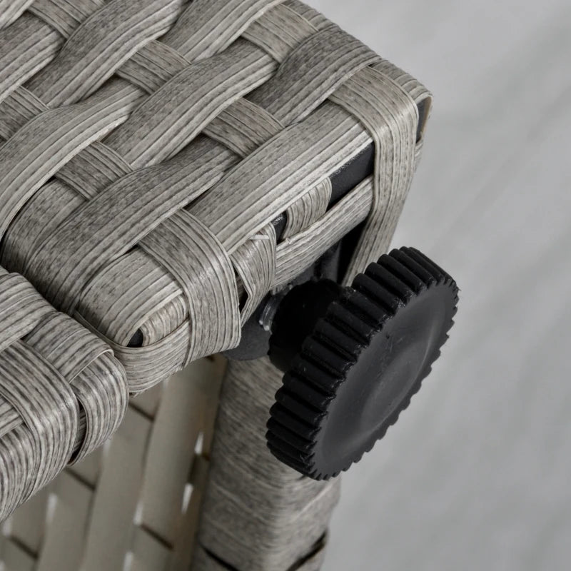 Mixed Grey Rattan Dining Set With 3 Seater Sofa