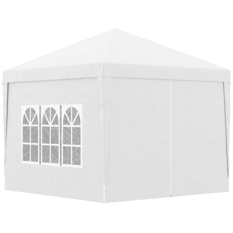 3m x 3m White Pop Up Gazebo