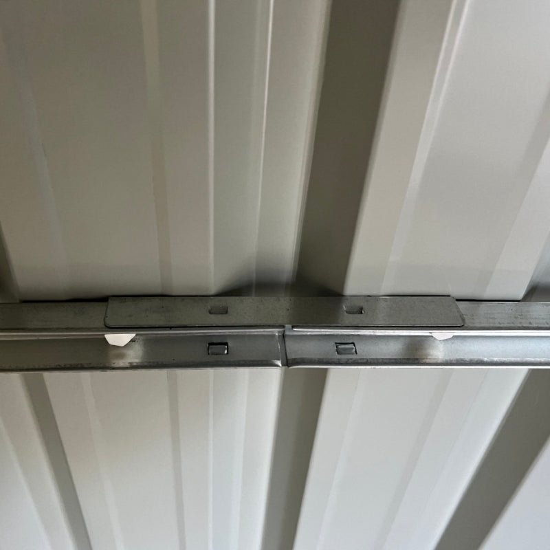 Large Metal Garden Shed - Grey - Trade Warehouse