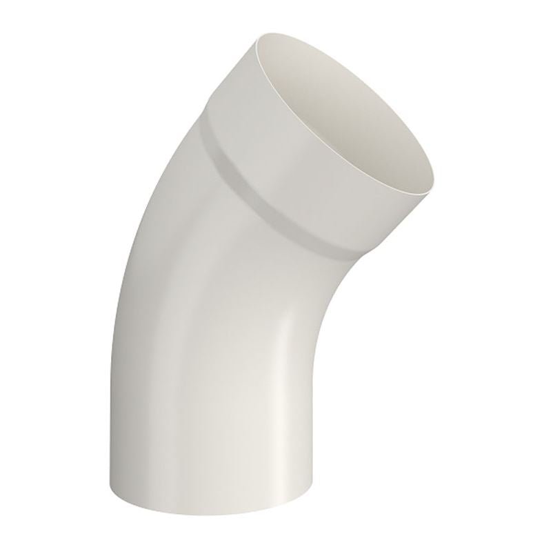 Lindab Conical Pipe Bend - White - Trade Warehouse