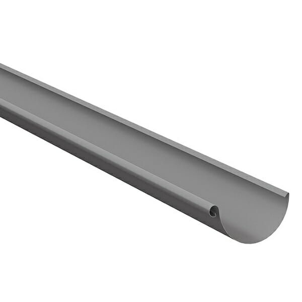 Lindab Half Round Gutter 3m - Trade Warehouse