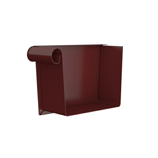 Lindab Left Hand Rectangular Stop End - Trade Warehouse