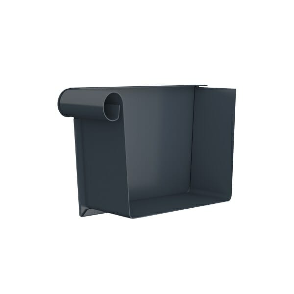 Lindab Left Hand Rectangular Stop End - Trade Warehouse