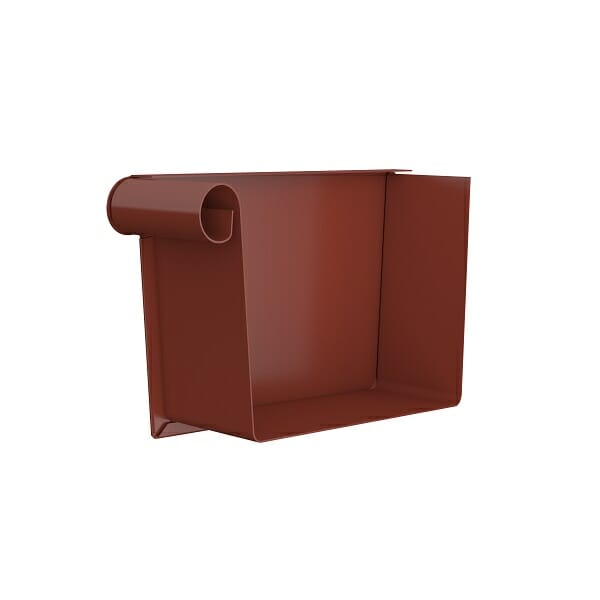 Lindab Left Hand Rectangular Stop End - Trade Warehouse