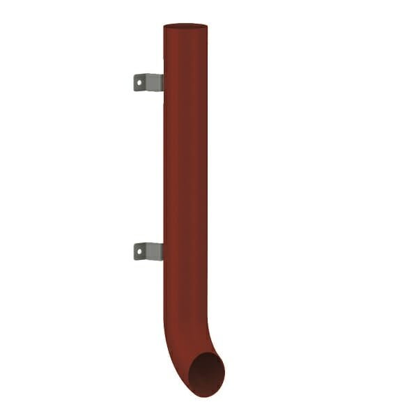 Lindab Vandal Reinforced Pipe with Shoe - Trade Warehouse