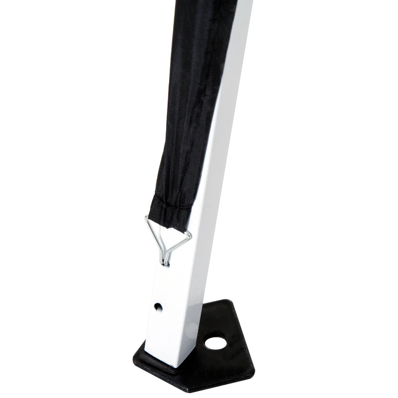 Black Slant Leg Pop Up Gazebo with Carry Bag