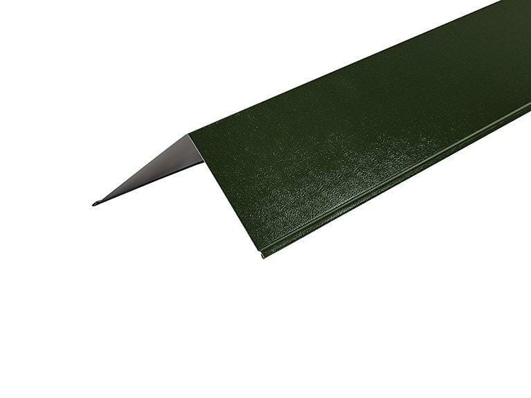 Metal PVC Plastiol Coated Juniper Green Barge Flashing 150 x 150mm x 3000mm - Trade Warehouse