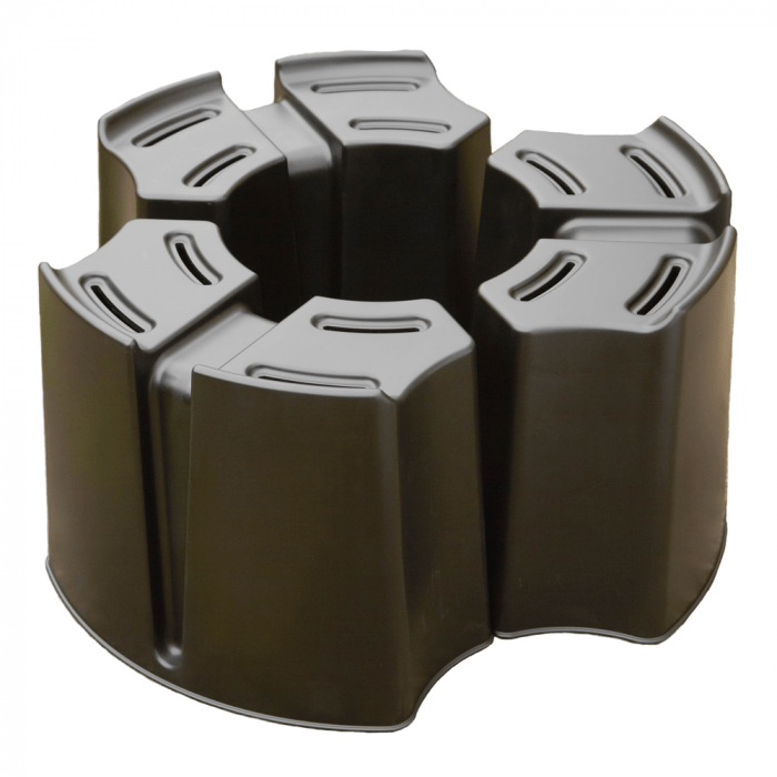 Multi Piece Black Water Butt Stand - Trade Warehouse