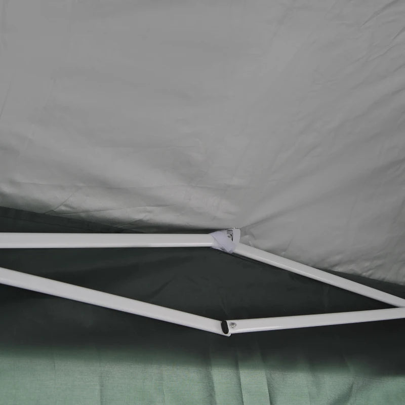 Green 2m x 2m Pop Up Gazebo With 2 Walls 2 Windows
