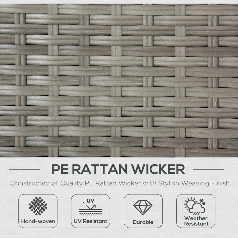 Grey L-Shaped 3 Seater Sofa With Grey Cushions and Glass Top Coffee Table