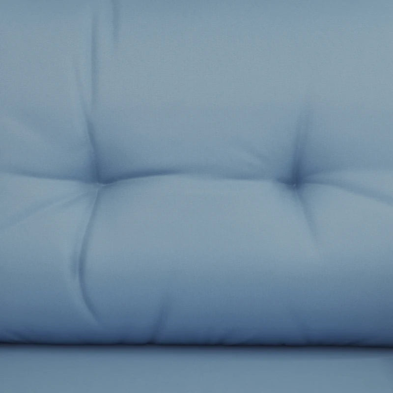 Blue 5 Piece Rattan Chair Set - 2 Armchairs & 2 Stools With Glass Top Table