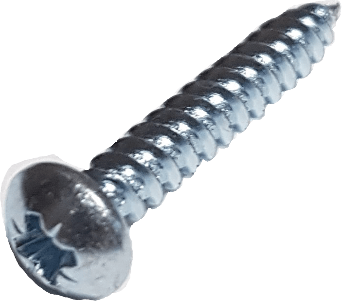 No10x1.25mm Zinc Plated Round Head Pozi Bracket Screw - Trade Warehouse