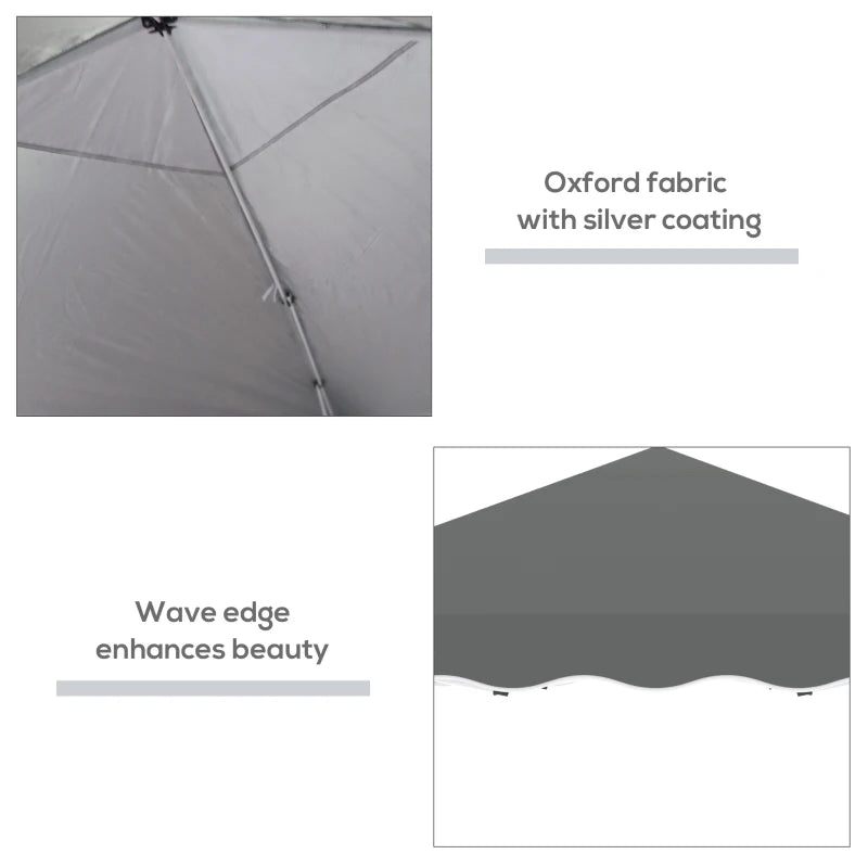 3 x 3m Pop Up Outdoor Camping Gazebo Party Tent with Carry Bag