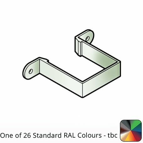 100x100mm Flushjoint Aluminium Square Downpipe Clip - Standard - One of 26 Standard Matt RAL colours TBC