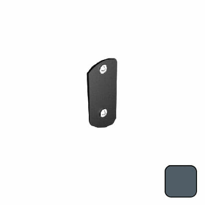 76mm Swaged Aluminium Square ACCESS pipe PLATE PPC - 7016M Anthracite Grey