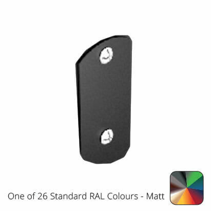 76mm Swaged Aluminium Square ACCESS pipe PLATE PPC - One of 26 Standard Matt RAL colours TBC