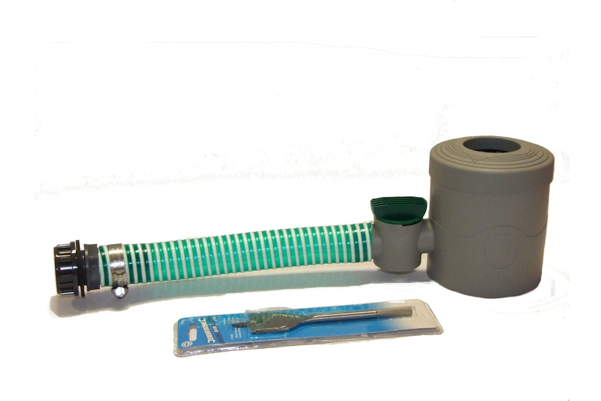 Universal fit Diverter with Tap Grey c/w tank connector and hose - Trade Warehouse