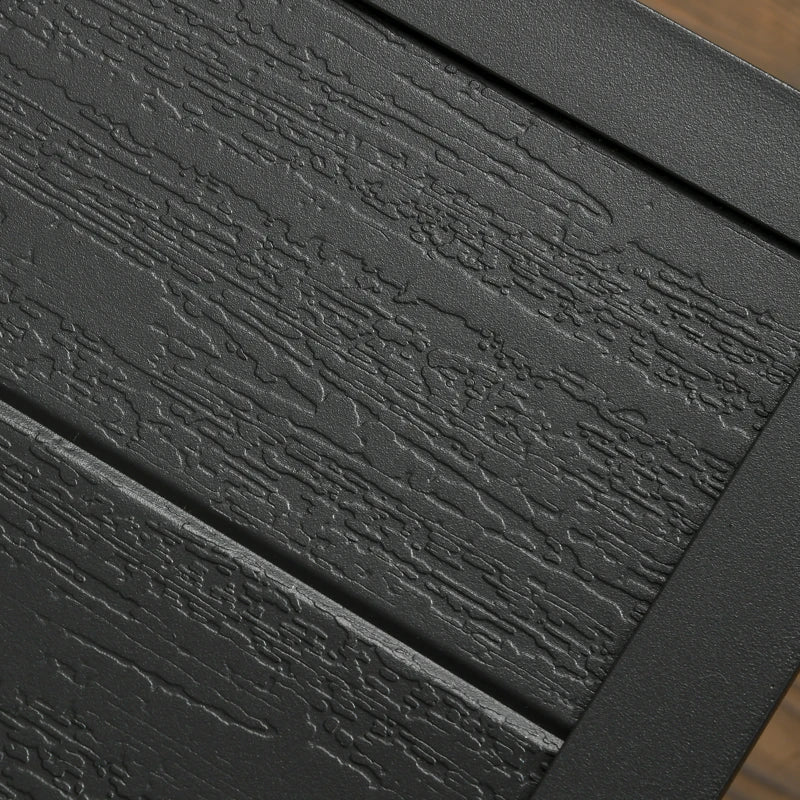 5 Piece Rattan Bistro Set With Footrests & Padded Outdoor Seating