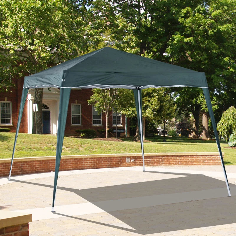 Green Slant Leg Pop Up Gazebo with Carry Bag