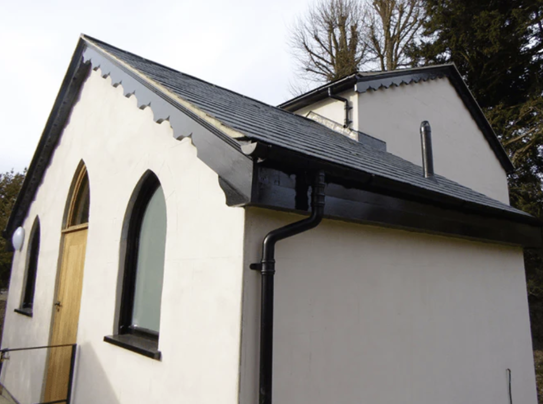 cast iron gutters