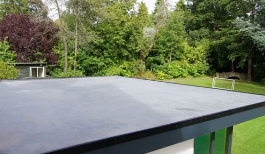 black flat roof EPDM supply