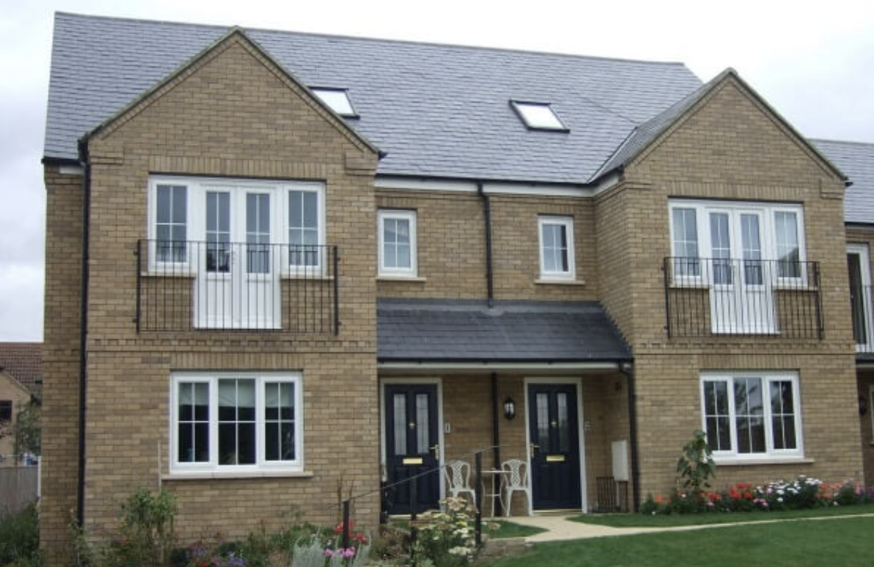 Facing Bricks House with Windows