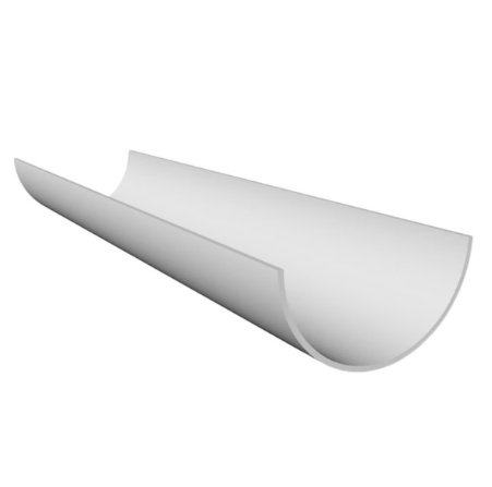 Half Round PVC Guttering