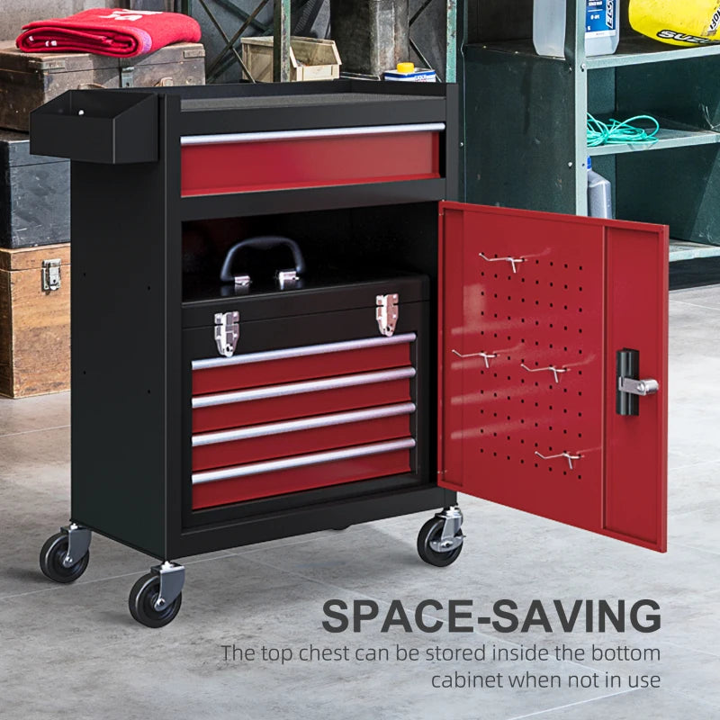 Rolling Tool Storage Chest for Easy Access