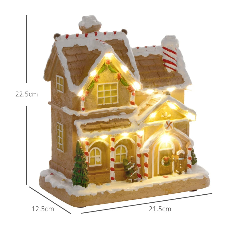 Festive Gingerbread House with Lights & Music - Perfect Christmas Decoration for Holiday Cheer
