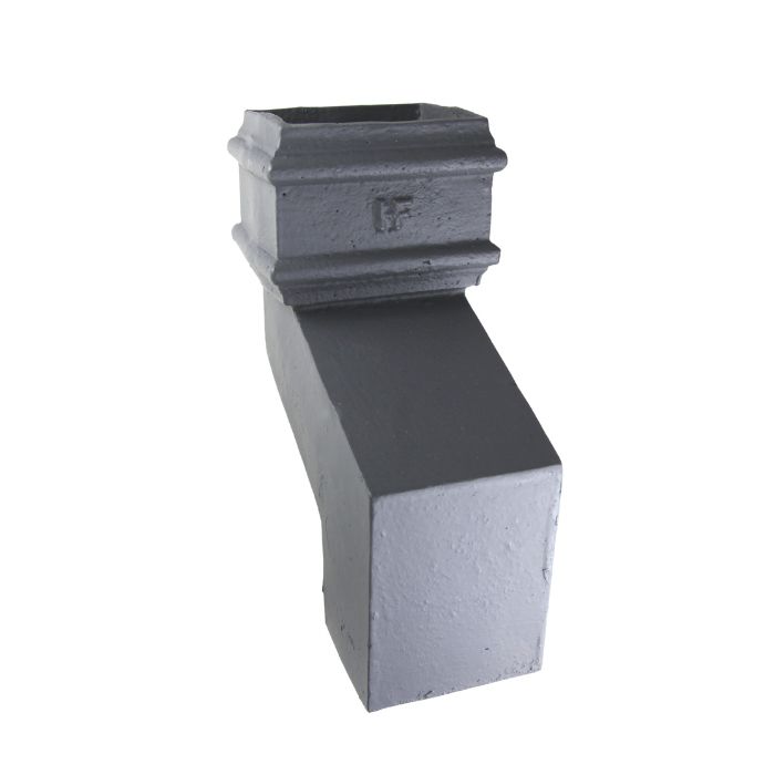Hargreaves Cast Iron 100x75mm Plain Rectangular Plinth Offset 75mm Projection - Primed