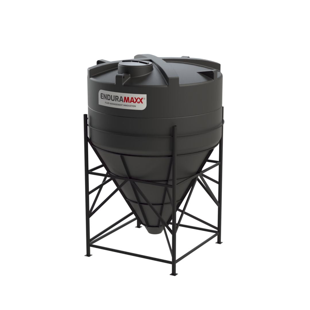 10,000 Litre 60 Degree Cone Tank with Frame