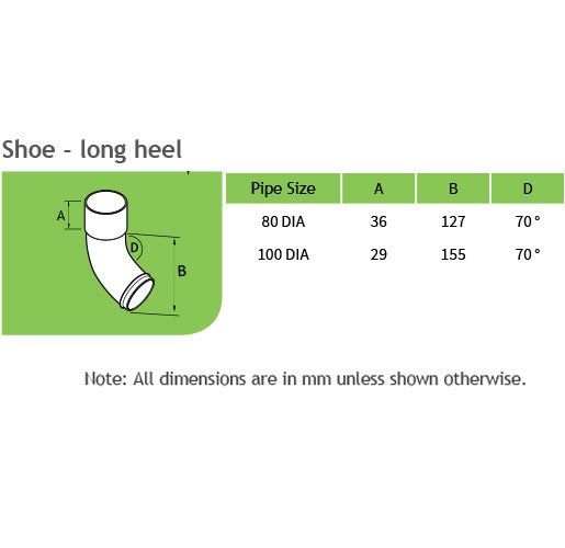 100mm Natural Zinc Downpipe Shoe