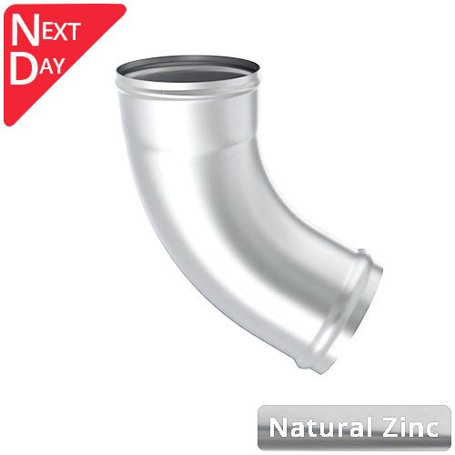 100mm Natural Zinc Downpipe Shoe