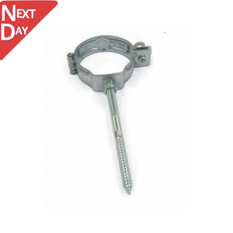100mm M10 Galvanised Steel Screw for use with Downpipe Bracket with M10 Boss